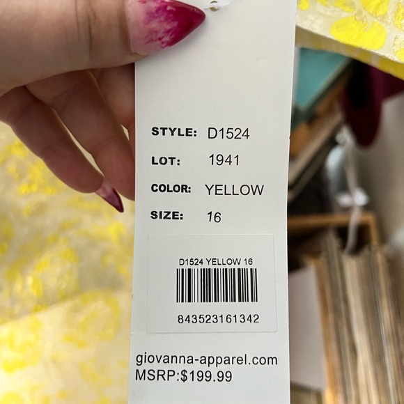 Giovanna size 16 dress NWT - Picture 2 of 8